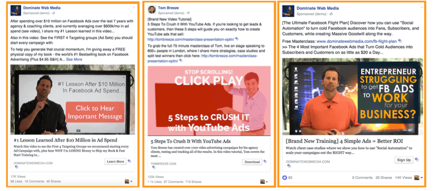 copywriting facebook ads